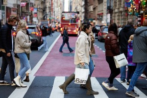 Black Friday shopping in New York City, 2022