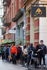 Black Friday shopping this year in New York City's SoHo neighborhood.
