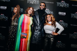 Gayle King, Winston Duke and Sherri Shepherd