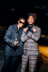 Letitia Wright and Jon Batiste