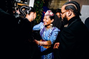 Zinzi Evans, Queen Diambi Kabatusuila Tshiyoyo Muata, Queen of the Congo and director Ryan Coogler
