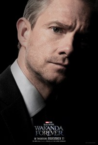 Martin Freeman as Agent Everett Ross in Black Panther: Wakanda Forever