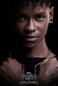 Letitia Wright as Shuri in Black Panther: Wakanda Forever