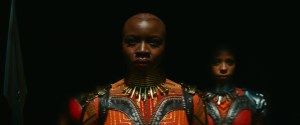 Danai Gurira as Okoye in Marvel Studios' Black Panther: Wakanda Forever.
