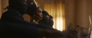 Angela Bassett as Ramonda in Marvel Studios' Black Panther: Wakanda Forever.