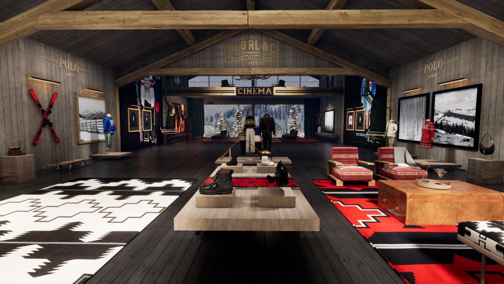 A view of the Ralph Lauren virtual shop on Bloomingdales.com
