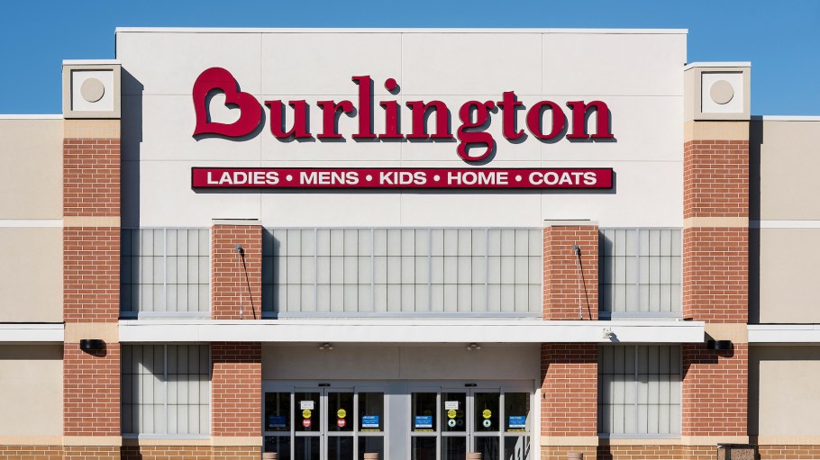 Burlington Coat Factory store exterior in Mount Laurel, New Jersey.