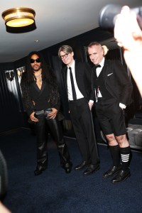 Lenny Kravitz, Andrew Bolton and Thom Browne