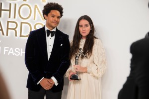 Trevor Noah and Emily Bode