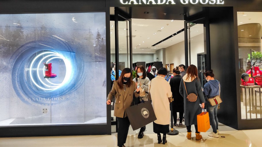 Canada Goose lowered guidance over concerns centering on its China business due to Covid restrictions.