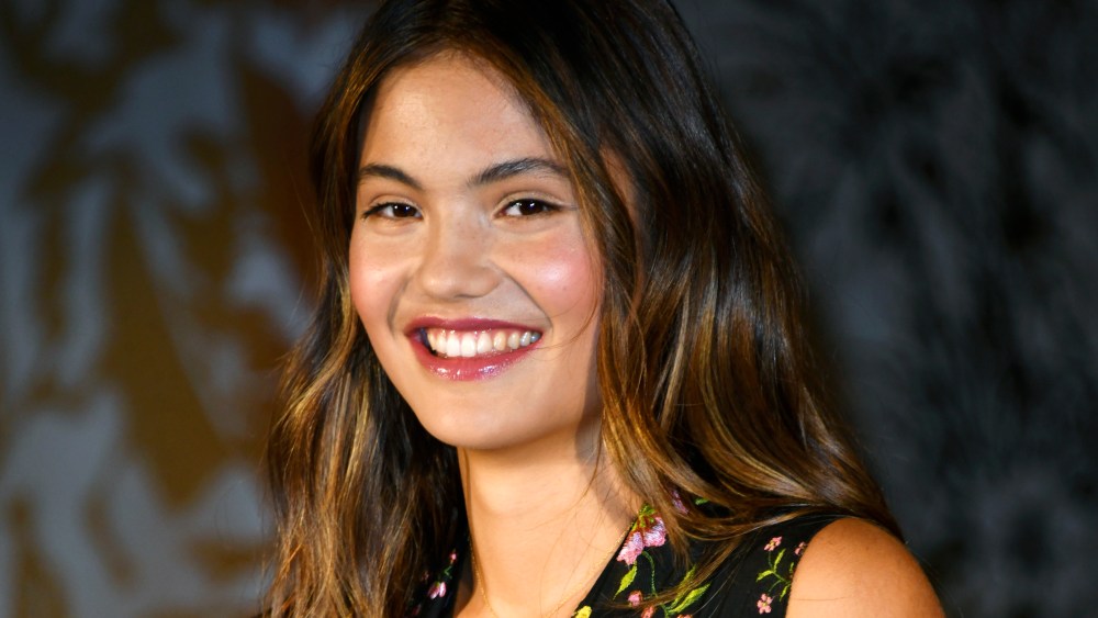 British tennis player Emma Raducanu at the London opening of "The Fabulous World of Dior" at Harrods.