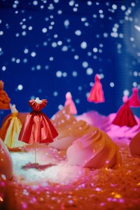 A look at Dior’s gingerbread holiday display at Harrods.