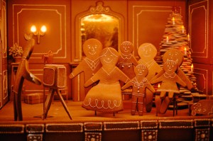 A look at Dior’s gingerbread holiday display at Harrods.