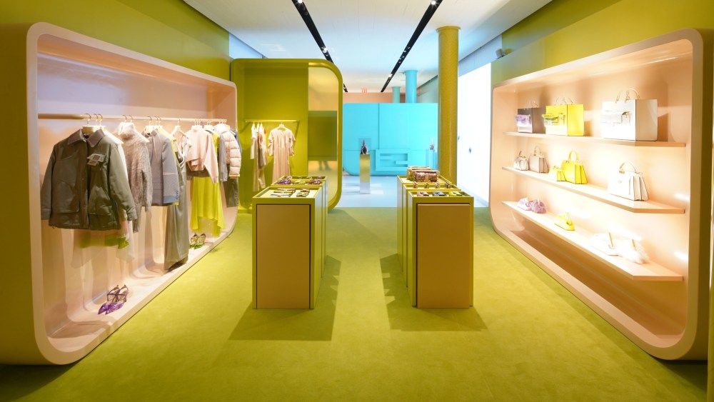 Inside Fendi’s Pop Up in SoHo.