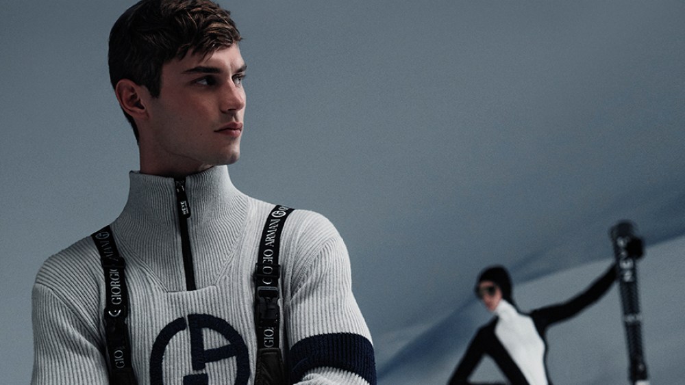 Looks from the Giorgio Armani Neve fall 2022 collection.