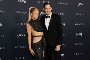 LOS ANGELES, CALIFORNIA - NOVEMBER 05: Paris Hilton and Carter Reum attend the 11th Annual LACMA Art + Film Gala at Los Angeles County Museum of Art on November 05, 2022 in Los Angeles, California. (Photo by Kevin Winter/Getty Images)