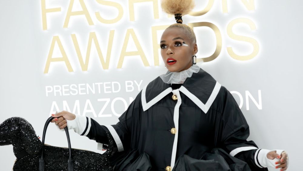 NEW YORK, NEW YORK - NOVEMBER 07: Janelle Monáe attends the CFDA Fashion Awards at Casa Cipriani on November 07, 2022 in New York City. (Photo by Dimitrios Kambouris/Getty Images)