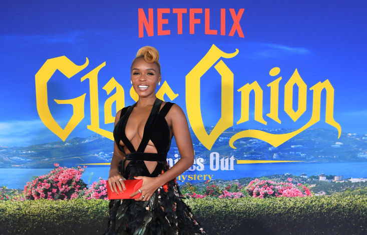 LOS ANGELES, CALIFORNIA - NOVEMBER 14: Janelle Mon√°e attends Netflix's "Glass Onion: A Knives Out Mystery" U.S. premiere at Academy Museum of Motion Pictures on November 14, 2022 in Los Angeles, California. (Photo by Charley Gallay/Getty Images for Netflix)