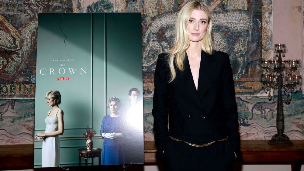 NEW YORK, NEW YORK - NOVEMBER 15: Elizabeth Debicki attends Netflix's The Crown Sag Nom Event at the Whitby Hotel on November 15, 2022 in New York City. (Photo by Jason Mendez/Getty Images for Netflix)