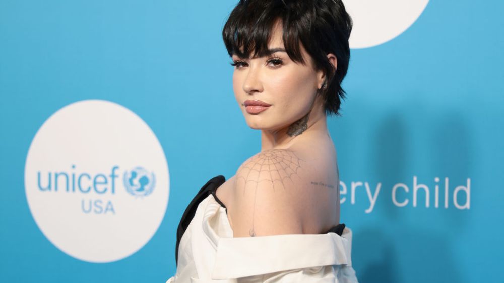 NEW YORK, NEW YORK - NOVEMBER 29:  Demi Lovato attends the 2022 UNICEF Gala at The Glasshouse on November 29, 2022 in New York City.  (Photo by Dimitrios Kambouris/Getty Images)