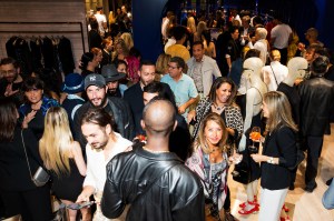 Guests attend the Giorgio Armani LOVE party.