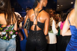 Guests attend the Giorgio Armani LOVE party.