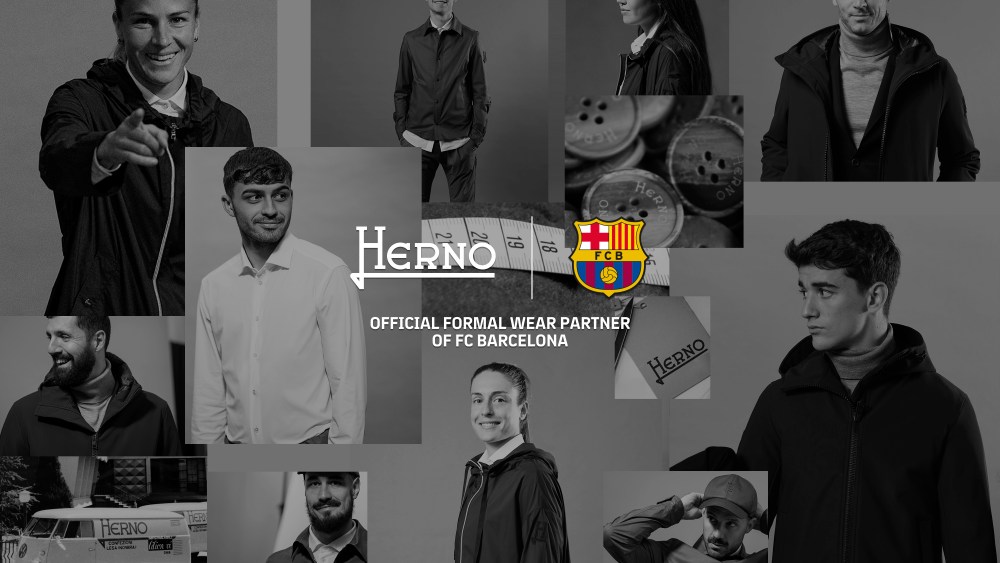 The FC Barcelona soccer team tapped Herno as its off-field uniforms supplier.