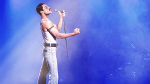 Rami Malek as Freddie Mercury in Bohemian Rhapsody