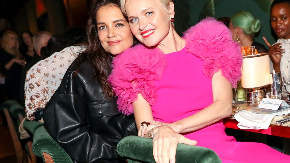 Katie Holmes and Dr. Barbara Sturm