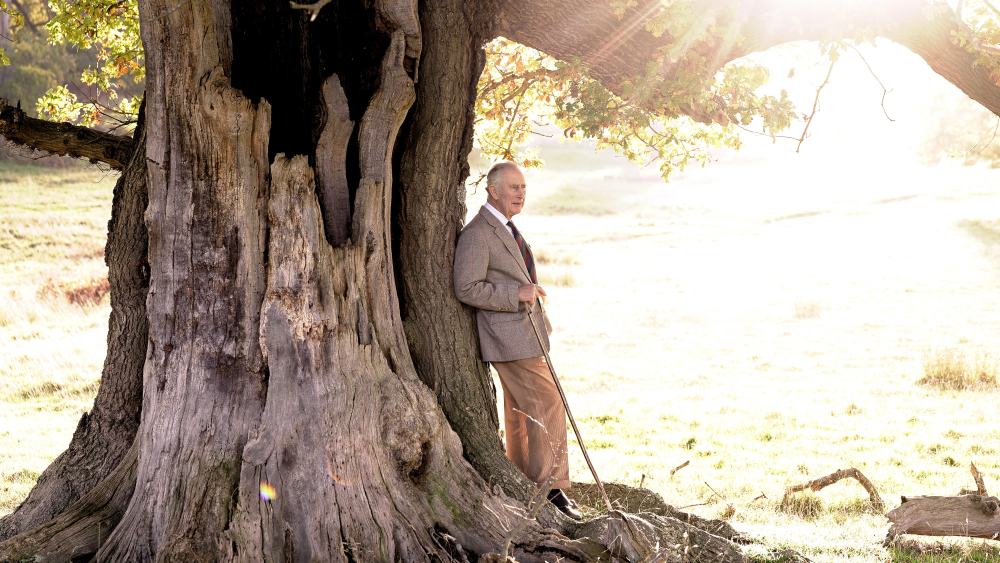 King Charles III photographed at Windsor to mark his 74th birthday on Nov. 14.