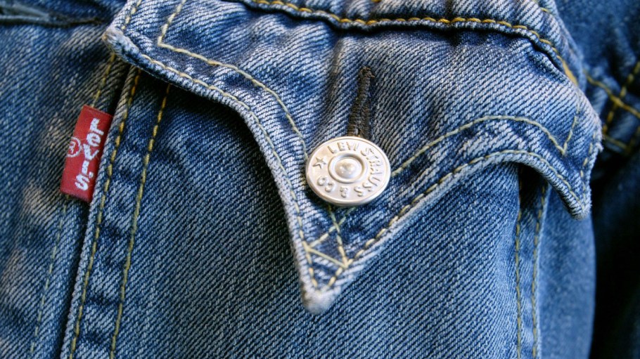 A Levi's jacket is seen on display at the new Levi Strauss & Company Visitor center May 7, 2003 in San Francisco, California. On the 150th anniversary of the San Francisco based jean company, Levi Strauss opened a visitor center that chronicles the company's history with decades of period clothing and classic advertising.