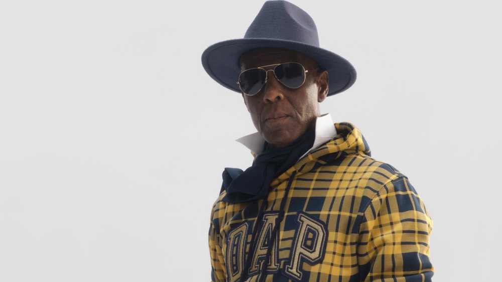 Dapper Dan in one of the Dap hoodies for Gap.