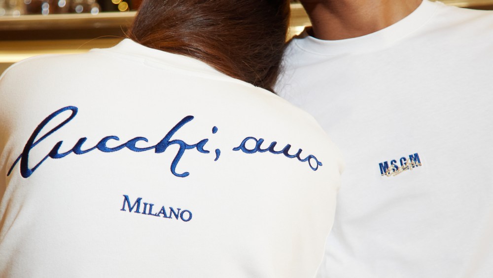 The MSGM x Cucchi capsule collection.