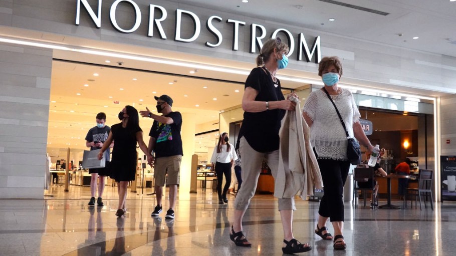 Nordstrom's Rack shows signs of green shoots, but the retailer is cautious on holiday, expecting customers to purchase later in the season.