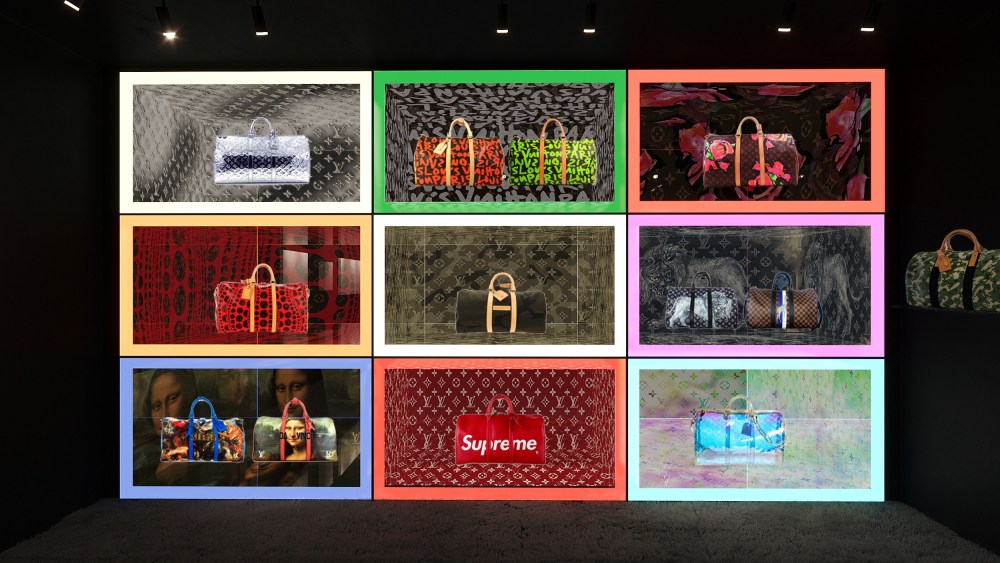 A rendering of an exhibit at Louis Vuitton's LV Dream experiential space in Paris