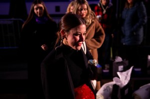 Alexandra O'Neill at the opening ceremony for Saks Fifth Avenue’s Holiday Windows and Light show on November 22, 2022 in New York City.