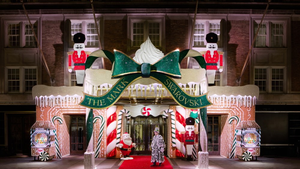 Swarovski's Holiday Wonderland at The Mark Hotel.