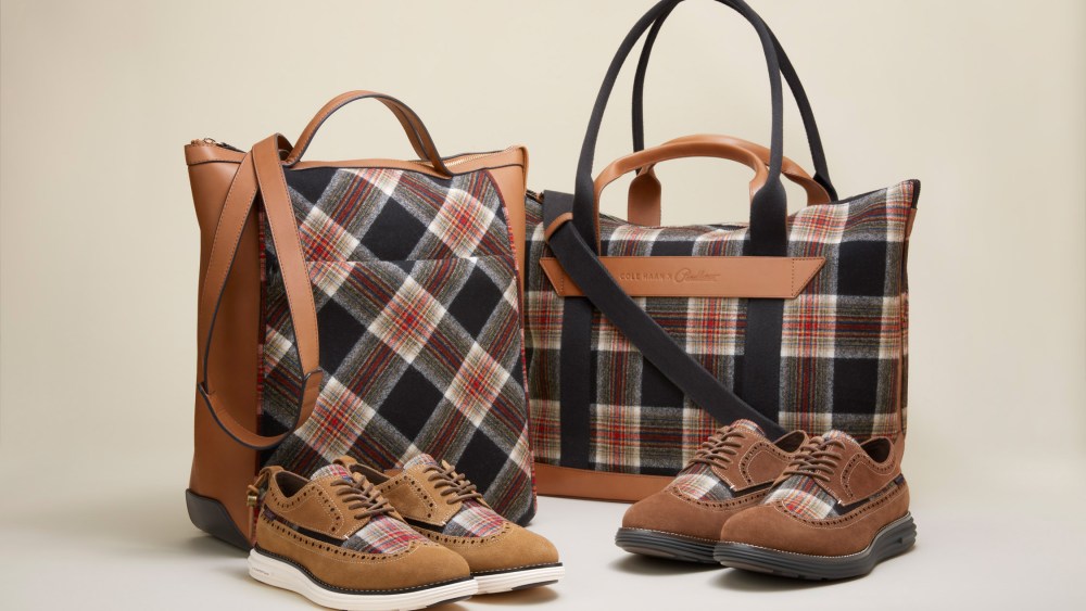 Products from the Cole Haan Pendleton collaboration.