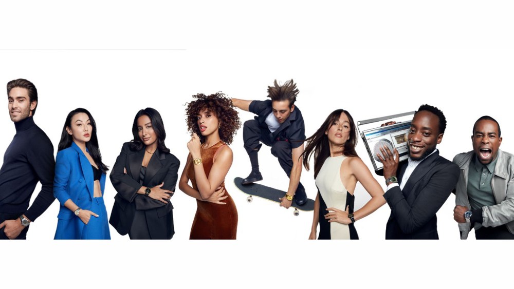 Participants of Movado's holiday campaign.