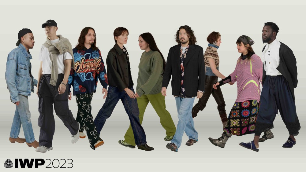 From left to right: Rhude's Rhuigi Villaseñor, Maxxij's Jaehyung Lee, Bluemarble's Anthony Alvarez, A. Roege Hove's Amalie Roege Hove, Robyn Lynch, Marco Rambaldi, Paolina Russo's Lucile Guilmard and Paolina Russo, and Lagos Space Programme's Adeju Thompson.
