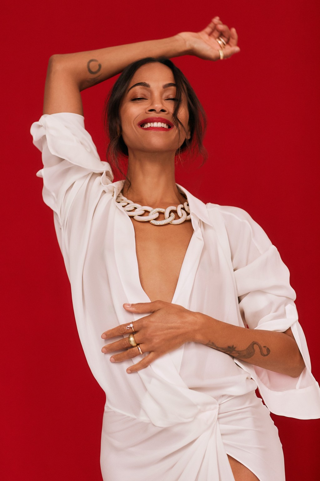 Zoe Saldaña Has Taken Control