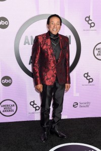 Smokey Robinson at the 2022 American Music Awards held at the Microsoft Theater at L.A. Live on November 20, 2022 in Los Angeles, California.
