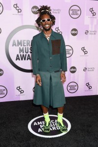 Saint Jhn at the 2022 American Music Awards held at the Microsoft Theater at L.A. Live on November 20, 2022 in Los Angeles, California.