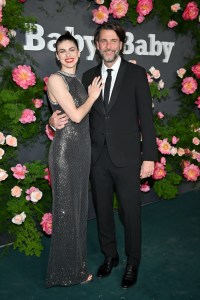 Alexandra Daddario and Andrew Form at the 2022 Baby2Baby Gala held at Pacific Design Center on November 12, 2022 in Los Angeles, California.