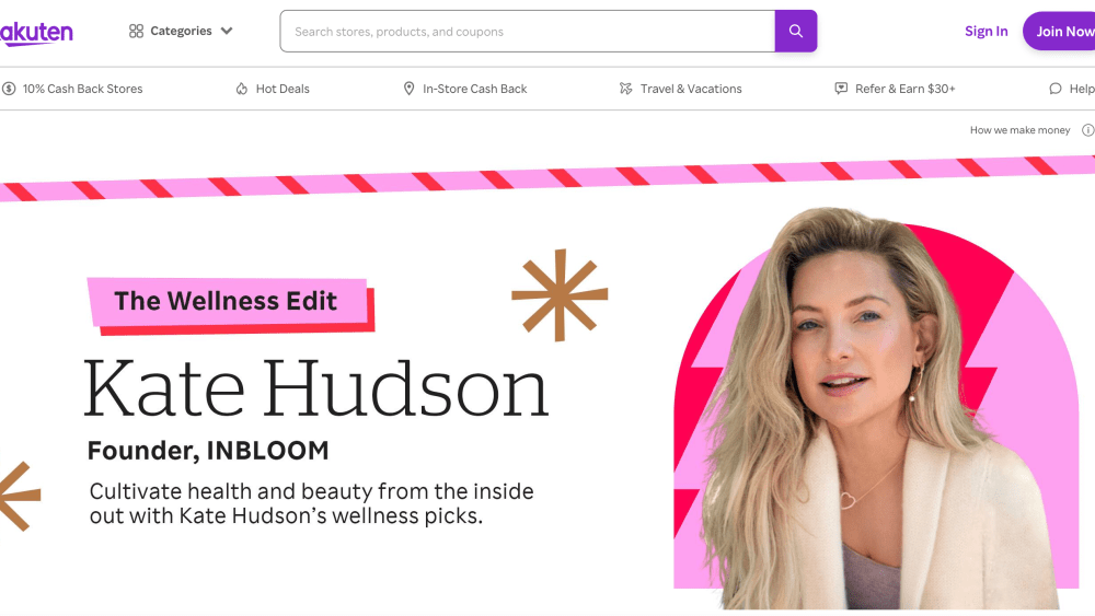 Kate Hudson's InBloom Wellness Edit
