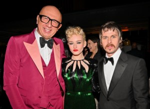 Marco Bizzarri, Julia Garner and Mark Foster