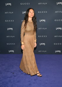 Chloé Zhao at the 2022 LACMA Art+Film Gala held at LACMA on November 5, 2022 in Los Angeles, California.
