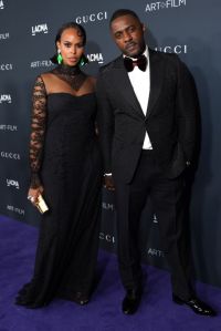 LOS ANGELES, CALIFORNIA - NOVEMBER 05: (L-R) Sabrina Dhowre Elba and Idris Elba, both wearing Gucci, attend the 2022 LACMA ART+FILM GALA Presented By Gucci at Los Angeles County Museum of Art on November 05, 2022 in Los Angeles, California. (Photo by Presley Ann/Getty Images for LACMA)