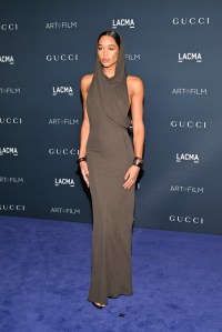 Laura Harrier at the 2022 LACMA Art+Film Gala held at LACMA on November 5, 2022 in Los Angeles, California.