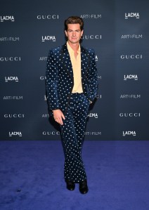 Andrew Garfield at the 2022 LACMA Art+Film Gala held at LACMA on November 5, 2022 in Los Angeles, California.